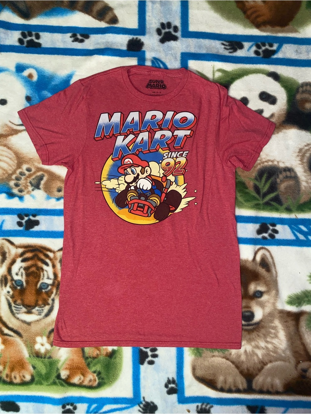 Nintendo Mario Kart Red Graphic Tee
